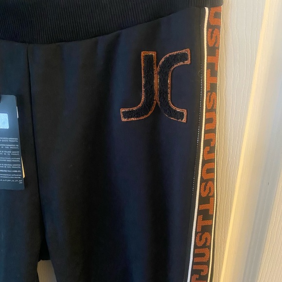 NWT Authentic Just Cavalli Track Pants/leggings- SZ 42 (US 6) or size Medium - Picture 4 of 16